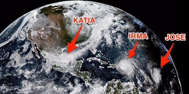 KATRINA, HARVEY, IRMA, JOSE, KATIA… TRUMP E&nbsp;PARIS.