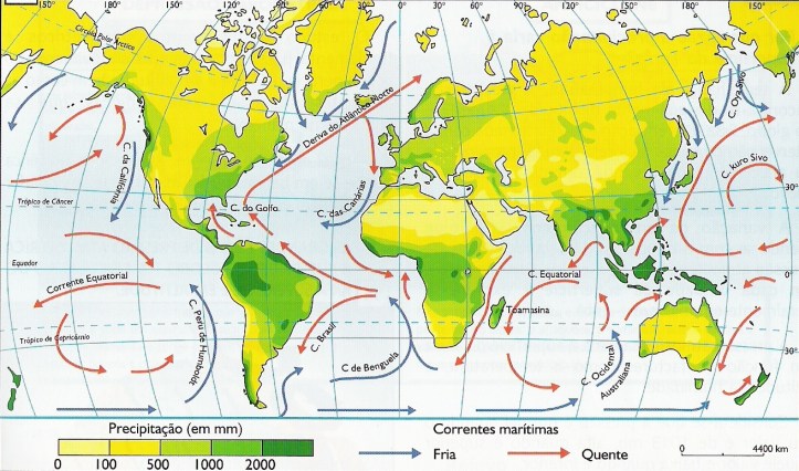 Distribuicao da precipitacao