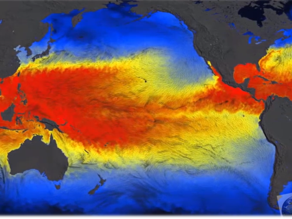 VÍDEO – TEMPERATURA DA ÁGUA NOS&nbsp;OCEANOS.