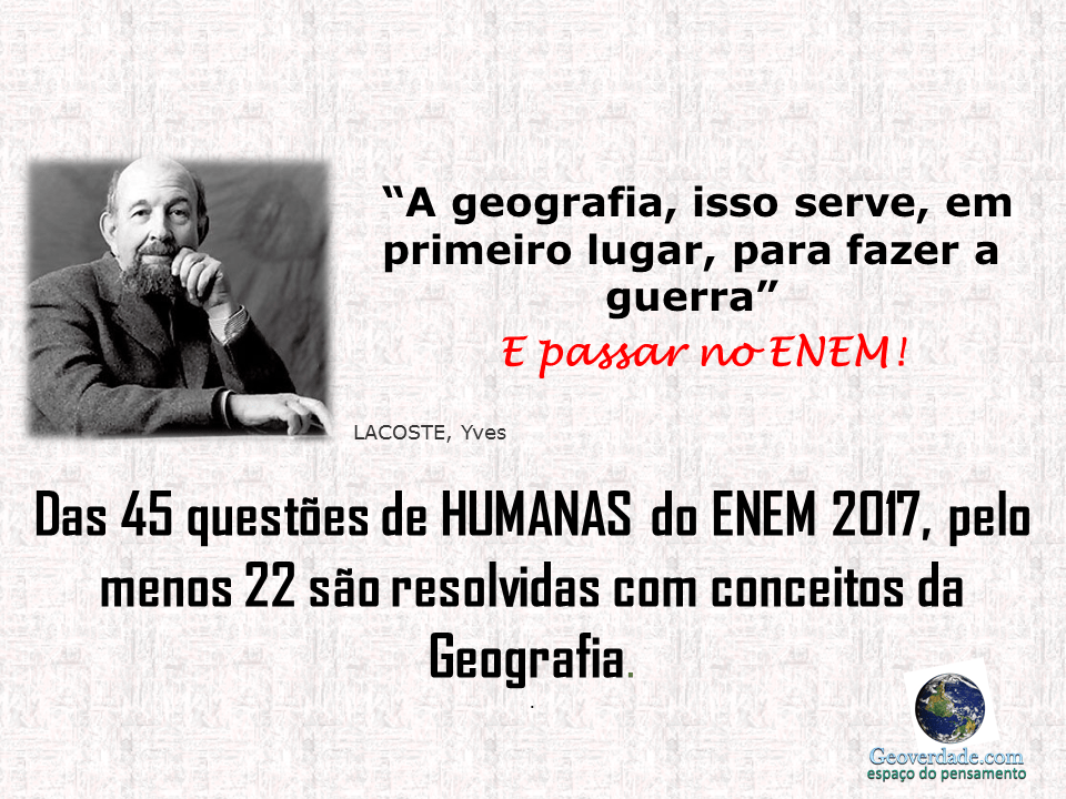 PARA QUE SERVE A GEOGRAFIA?
