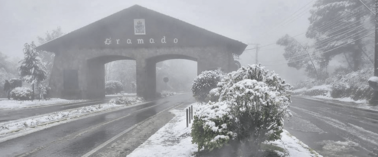 VÍDEO – Neve em Gramado&nbsp;(RS)