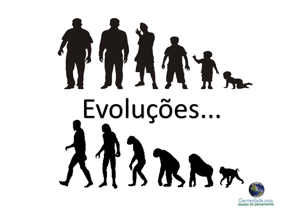 A evolução começa da esquerda para direita…em ambos os&nbsp;casos!