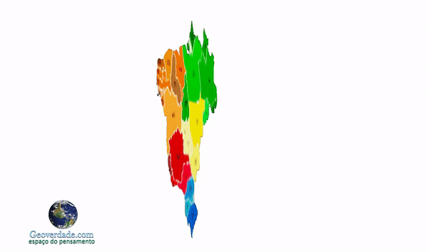 MAPA DO BRASIL&nbsp;(3D)