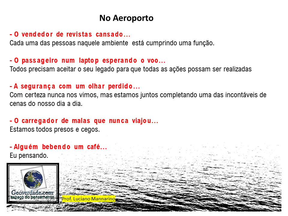 Reflexão no aeroporto