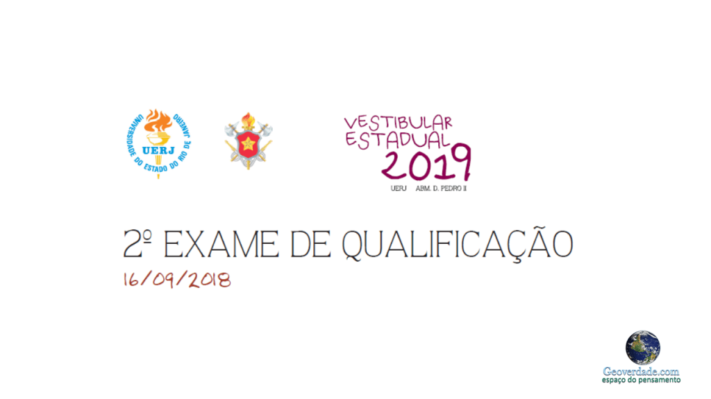 UERJ 2019 –  GABARITO DE HUMANAS COMENTADO – 2 EXAME DE&nbsp;QUALIFICAÇÃO