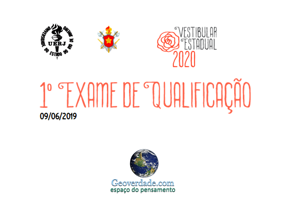 UERJ 2020 – PROVA E GABARITO COMENTADO – CIÊNCIAS HUMANAS