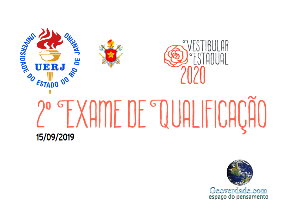 UERJ 2020 – 2 EXAME DE QUALIFICAÇÃO – GABARITO COMENTADO –&nbsp;HUMANAS.