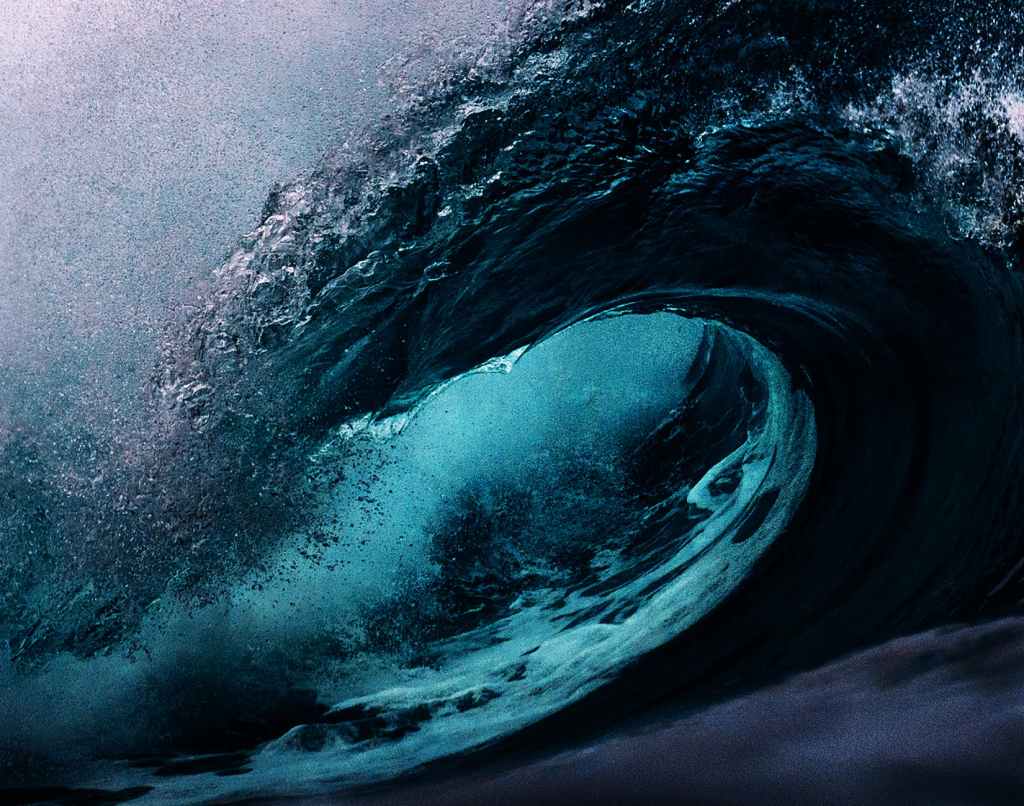 As ondas!